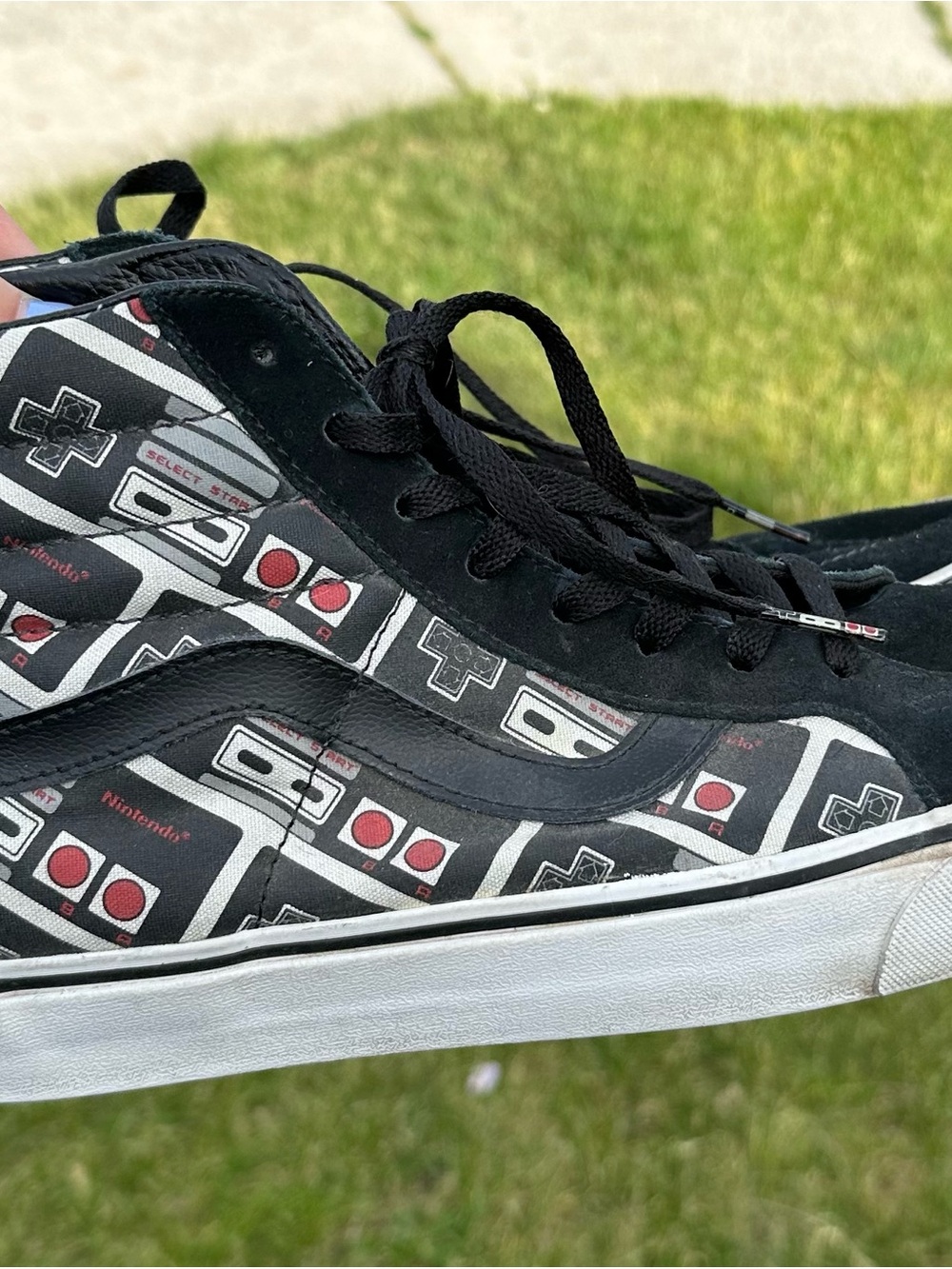 Vans Nintendo Sk8 NES controller mens sneakers size 12